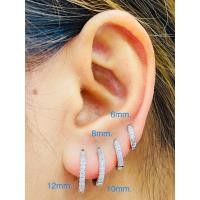 ราคา ราคา1คู่ ห่วงเพชรรัสเซียขนาด 2x12mm.งานเกาหลีแท้หุ้มทองคำขาวใส่ติดหูสวยหรูน่ารักๆเพชรรัสเซียแบบฝังไม่หลุดง่าย (42367717232)