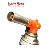 ราคา Lucky flame หัวพ่นไฟ GT-201 ใช้แก๊สกระป๋อง ฟรีแก๊สกระป๋อง 4กระป๋อง (3320225876)