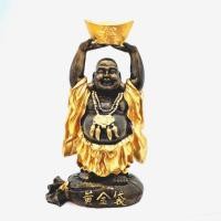 ราคา พระสังกัจจายน์อุ้มถุงทอง เสริมโชคลาภและความมั่งคั่ง ฐานยาว 5.5 นิ้ว สูง 10 นิ้ว เนื้อแร่เหล็กน้ำพี้ (26811802471)