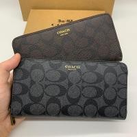 ราคา Coach F74597 กระเป๋าสตางค์ ใบยาว หนังแท้ มีซิป ทรงคลัทช์ สําหรับผู้ชาย (28559402499)