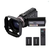 ราคา Yb2 กล้องวิดีโอ Andoer 4K 60FPS Ultra HD กล้องวิดีโอดิจิตอล DV กล้องวิดีโอ 48MP 16X ซูม 3 นิ้วหมุนได้ LCD หน้าจอสัมผัส WiFi Sharing IR Night Visi (29364980726)