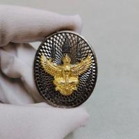 ราคา เหรียญพญาครุฑมหาเศรษฐี หลังพระราหูอมจันทร์ รวยทันใจ มีเลขโค๊ต (22548260969)