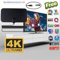 ราคา Buildvictories11 Mini HD Digital HDTV Antenna พร้อมอะแดปเตอร์ HD Digital DTV เสาอากาศทีวีในร่ม DVB-T2 ตัวรับสัญญาณทีวีสําหรับยุโรปอเมริกัน HDTV TH (42818505312)