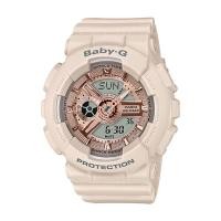 ราคา Casio Baby-G นาฬิกาข้อมือผู้หญิง สายเรซิ่น รุ่น BA-110CP,BA-110CP-4A - สีชมพูไข่ไก่ (1143361155)