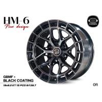 ราคา ล้อแม็ก Oasis HM-6 ขอบ 18x9.0 ET15 PCD 6x139.7 สีดำเงาตัดหน้า พร้อมเคลือบใสดำ | ลายใหม่ 2025 (40001578822)