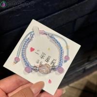 ราคา สร้อยข้อมือแมวน่ารักแบบคิตตี้ สร้อยข้อมือถักลายการ์ตูน ทอโดยมือพร้อมลูกปัดสำหรับผู้หญิง (40767270915)