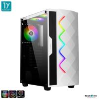 ราคา Tsunami ATX (NP) Tsunami ARGB 3601 Gaming Case TG ( Black / WHIE ) (10813492817)
