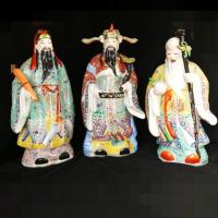 ราคา ฮกลกซิ่ว งานกังไส เขียนมือทั้งองค์งานละเอีย ดขนาด16-18 นิ้ว 福禄寿 (2304949380)