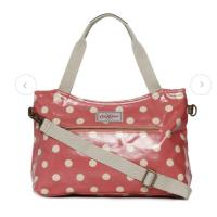 ราคา กระเป๋าสะพาย cathkidston แท้ ลายจุด ชมพู มือสอง (4387341444)