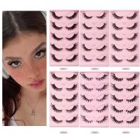 ราคา 5 คู่ 3D Winged End Eye Elongated Eyelashes Fox Eye Fluffy นุ่มธรรมชาติยาว Faux Mink Lashes Eye Extension (29070284313)