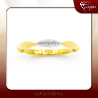 ราคา Nakorn Gems(นคร เจมส์) แหวนทองคำแท้14K(ทอง58.5%) ตัวเรือนทำมาจากทองคำแท้ ดีไซน์เพชรประดับตรงกลาง พร้อมใบรับประกัน (2667864725)