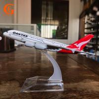 ราคา Qantas Airways Airbus 380 เครื่องบินรุ่น Air Australia A380 โลหะผสมเครื่องบินDiecast Aero Plane Collection (21005294797)