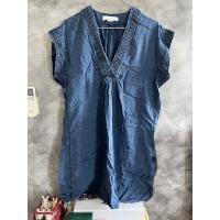 ราคา H&M แบรนด์แท้ มือสอง ผ้ายีนส์บาง ย้อมคราม งานสวยผ้าใส่สบาย (23608911391)