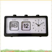 ราคา Super นาฬิกาปลุกกล Novelty Flip Clock เดสก์ท็อปนาฬิกาดิจิตอลพร้อมปฏิทินนาฬิกาตกแต่งบ้าน Retro Decor (29524404292)