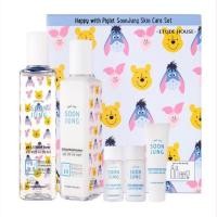 ราคา พร้อมส่ง/แท้ Etude house happy with piglet SoonJung skin care set (1910085071)