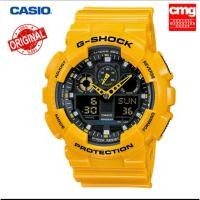 ราคา นาฬิหาชายสีเหลืองคาซิโอของแท้G-SHOCKรุ่นGA-100A-9ADRนาฬิกาเหมาะสำหรับทุกวัยของแท้100% (41717705678)