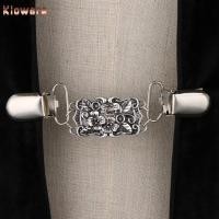 ราคา [โคลแวร์] คลิปวินเทจหัวเข็มขัด คลิปโลหะและที่หนีบสําหรับผ้าพันคอ เสื้อกันหนาว เสื้อ (43505274322)