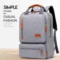 ราคา กระเป๋าเป้สะพายหลังแล็ปท็อป Oxford Casual สีเทาเข้ม (42164577587)
