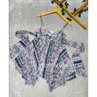 ราคา LizLisa ชุดเดรสสายเดี่ยวลายดอกไม้ (43804769503)