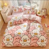 ราคา ชุดผ้าปูที่นอนลายเป็ด น่ารัก ครบชุด 6 ชิ้น 6ฟุต 5ฟุต 3.5ฟุต มีเก็บเงินปลายทาง (20649541336)
