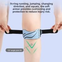 ราคา TIANCONG เข็มขัด Patellar, อุปกรณ์ป้องกันเข่าสแปนเด็กซ์ดูดซับแรงกระแทก, ซิลิโคนออกกําลังกายปรับสายรัดเข่าไนลอนเดินป่า (42465559654)