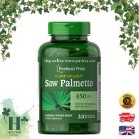 ราคา พร้อมส่ง Puritan's pride Saw Palmetto 450mg 200/100 caplets ลดผมร่วง ปรับฮอร์โมน (29913953941)