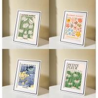 ราคา ภาพวาดตั้งโต๊ะธีมดอกไม้ ภาพวาดพร้อมกระจก ไมก้า ภาพวาดสําหรับชั้นวางของพร้อมขาตั้ง (42163515466)