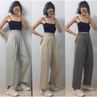 ราคา ทรงลุงเอวเดิม วินเทจ ผู้หญิง ขากระบอกใหญ่ (25761616082)