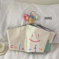 ราคา ญี่ปุ่นนำเข้า Muji ร่มพับอัตโนมัติหญิง Retro ภาพวาดสีน้ำมัน กันฝนและกันแดด ร่มUltra-Light (40804988943)