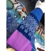 ราคา ผ้าชุดฝ้ายเข็นมือแท้ธรรมชาติ งาน handmade 100% (3469229407)