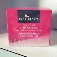 ราคา Pure Beauty Pomegranate Urban Shield Antioxidant & Antipollution Renewal Night Cream 50 ml. (5831137045)