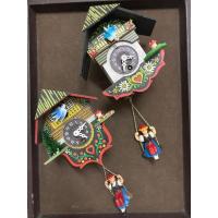 ราคา นาฬิกากุ๊กกูมินิเยอรมันระบบไขลาน VIintag Miniature J. ENGSTLER Cuckoo Clock (24066931565)