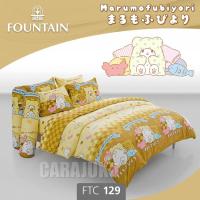 ราคา FOUNTAIN ชุดผ้าปูที่นอน ม็อปปุ Marumofubiyori Moppu FTC129 สีเหลือง #ฟาวน์เท่น Sanrio (12234519411)