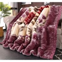 ราคา ผ้าห่มขนมิ้ง ผ้าห่มขนสัตว์ ขนาด 6 ฟุต หนา2ชั้น เกรดพรีเมี่ยม น้ำหนัก ดอกไม้ สีสวย แบบหนานุ่ม ผืนใหญ่ (26505485586)