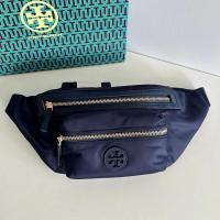ราคา Tory Burch 82508 Nylon Belt Bag สี Navy คาดอก คาดเอว (28870765372)