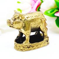 ราคา พญาหมูทอง พญาหมูเสริมโชคลาภ หลวงพ่อเปิ่น วัดบางพระ เนื้อทองเหลือง ประมาณ3ซม.เสริมโชคลาภเงินทองอุดมสมบูรณ์ (17436093185)