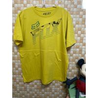 ราคา เสื้อ FOX สีเหลือง ของแท้ สภาพดี ขนาด 20/25.5 นิ้ว (24817537277)