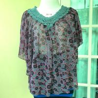 ราคา เสื้อทรงปีกค้างคาวผ้าชีฟอง (6411149760)