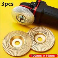 ราคา 3pcs ใบขัดไม้ ใบเจียร์ไม้ ใบเจียร์แกะสลัก 100mm โลหะท บุ้งขัดไม้ แผ่นขัด แกะสลักไม้ ใบเจียร์แกะสลัก บุ้งขัดไม้ (27388585411)