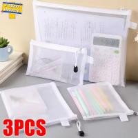 ราคา [3-5 วันมาถึง]กระเป๋าจัดระเบียบตาข่ายสีขาวโปร่งแสง | กระเป๋าเก็บเครื่องสําอาง 3 ขนาดสําหรับเดินทาง/ของใช้ประจําวันวัสดุที่ทนทานระบายอากาศได้พร้อมที่ปลอดภัย การออกแบบประหยัดพื้นที่ (28836278071)