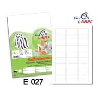 ราคา Click Label ป้ายสติ๊กเกอร์อเนกประสงค์ สี่เหลี่ยม E-027▪️ (8043310144)