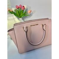 ราคา Michael Kors แท้รุ่น Selma medium สีชมพูอ่อน (27629612523)