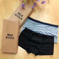 ราคา กางเกงในชาย ชุดชั้นในชาย กางเกงในมูจิ สไตล์ญี่ปุ่น Muji ทรง Boxer Underwear เนื้อผ้าเรียบลื่น ผ้านิ่ม ดูดซับเหงื่อ (11900128031)