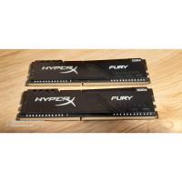ราคา 16GB (8GBx2) DDR4/2666 RAM PC (แรมพีซี) KINGSTON HyperX FURY BLACK (20779713505)