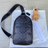 ราคา Coachแท้ f54787 สะพายข้าง คาดอก Coachผู้ชาย Coach Use like new (22047407195)