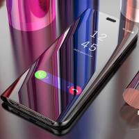 ราคา Samsung Galaxy A320 A3 2017 Flip Case Standing Cover Luxury Mirror Clear View (26787906616)