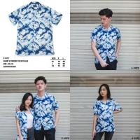 ราคา Kemeja เสื้อผ้าคู่รักไปทะเล | เสื้อพิมพ์ลายมัดย้อม | ชุดไปทะเลคู่รัก (8842740294)