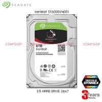 ราคา 6 TB HDD (ฮาร์ดดิสก์แนส) SEAGATE IRONWOLF 7200RPM SATA3 (ST6000VN0041) (8864700657)