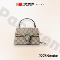 ราคา ,,แท้100% GUCCI กระเป๋าถือสีน้ำตาล 752029-KHNRN-8642 yutj (27075535292)