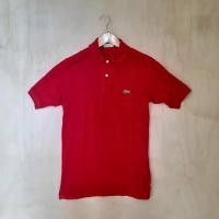 ราคา เสื้อโปโล Lacoste สีแดง ไซส์ 5 ใส่ L (28560075388)